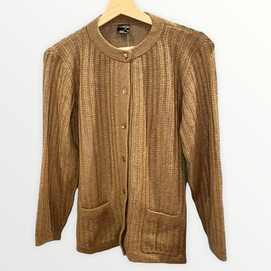 Cardigan di Alpaca marrone